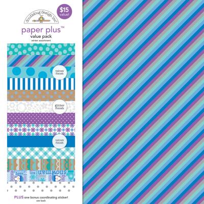 Doodlebug Paper Plus Pack Designpapier - Winter